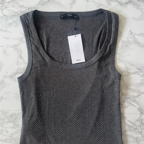 MANGO MNG SEQUIN TOP - Picture 8 of 9